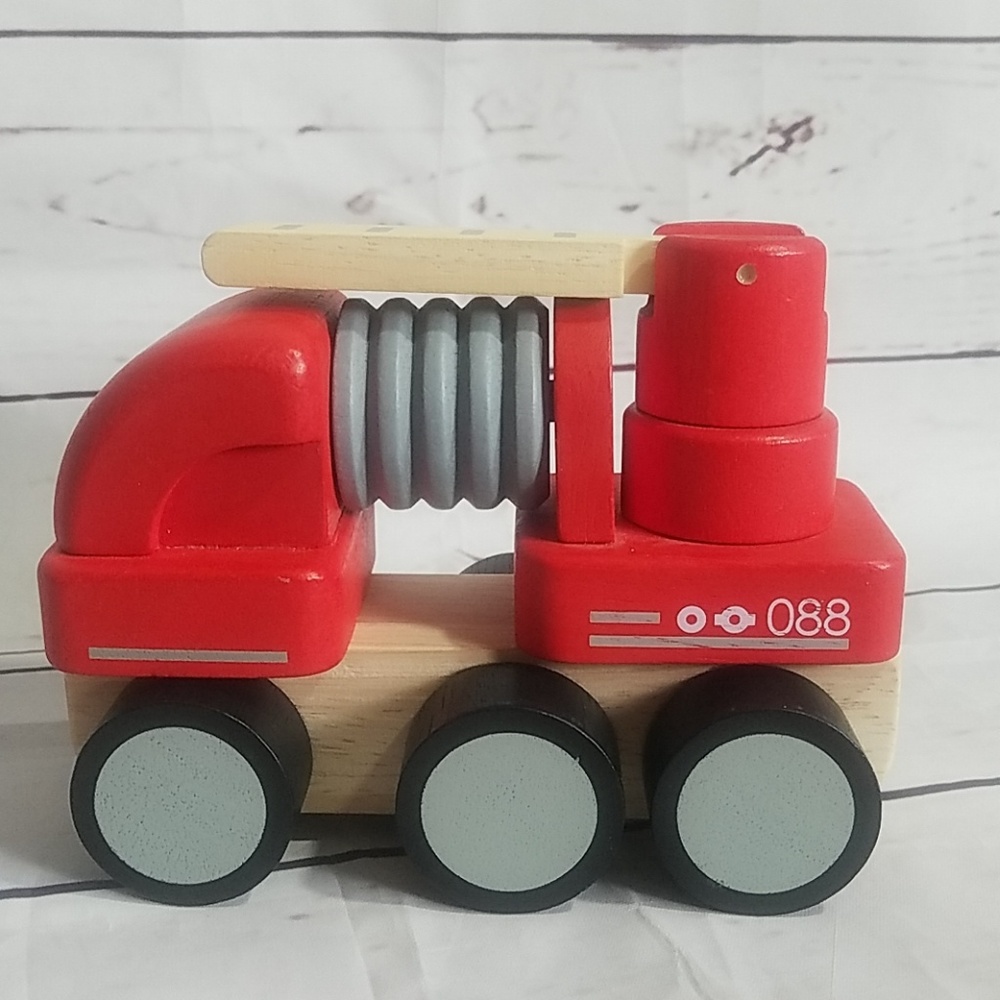 Plan Toys Wood mini Fire Truck Ladder - Picture 3 of 5